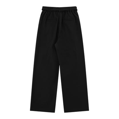 Loose High Waist Wide-legged Versatile Straight-leg Trousers