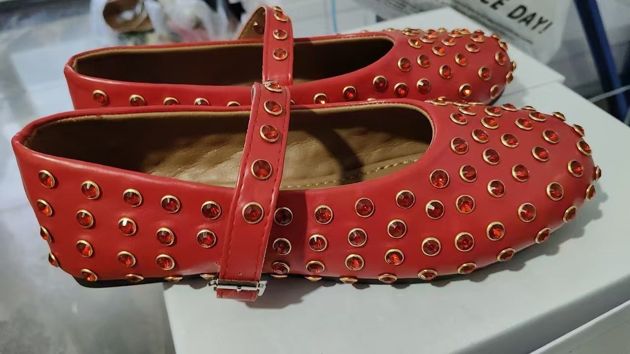 Round Toe Flat Bottom Comfortable Fashion Women&
