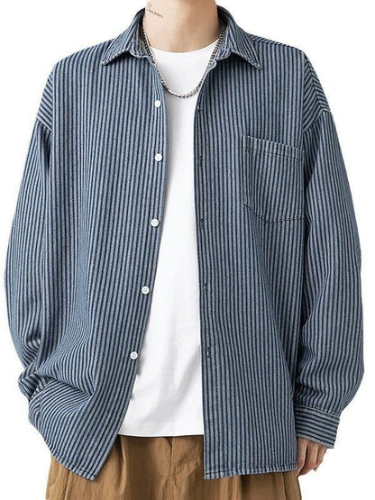 Denim Shirt Men&