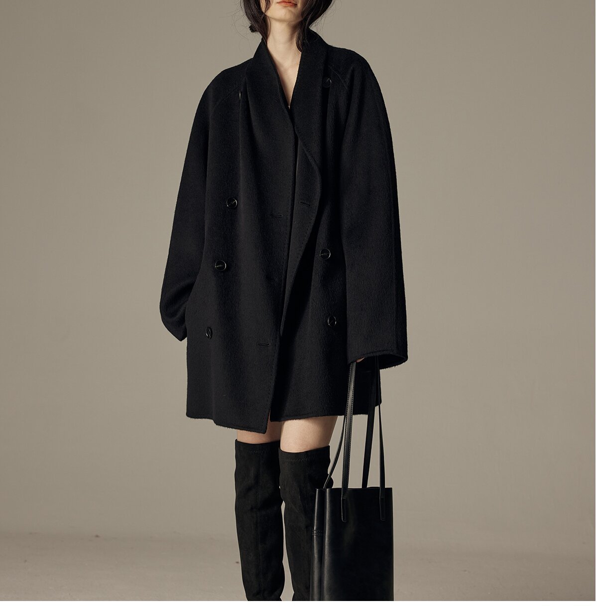 Elegant Winter Double-sided Wool Women&