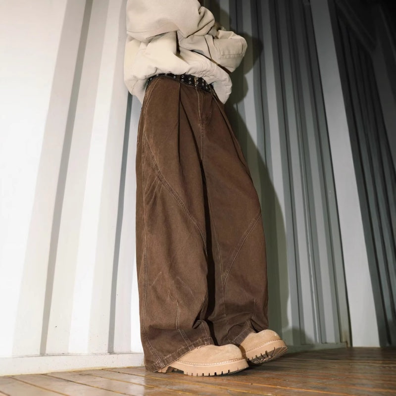 American High Street Pleated Straight Men&