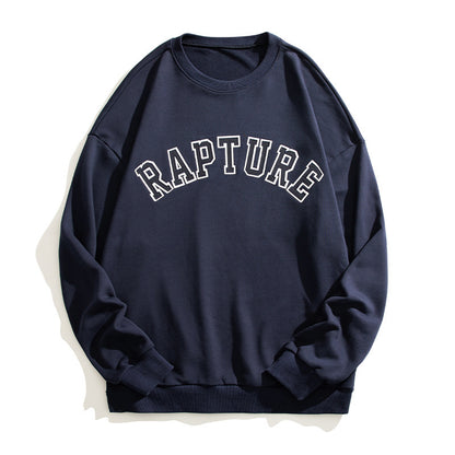 Letter Embroidery Tide Brand Sweater Autumn New Loose Couple Jacket