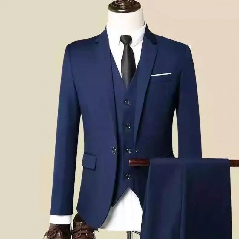 Suit Set Three-piece Set Men&