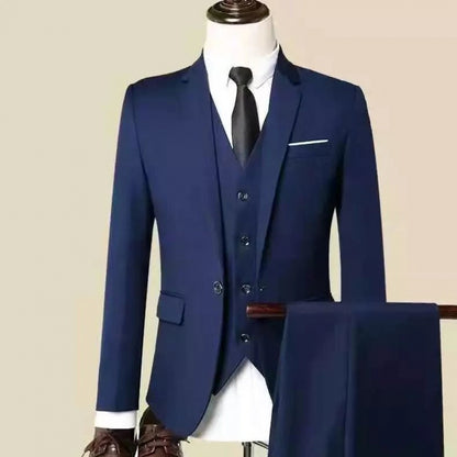 Suit Set Three-piece Set Men&