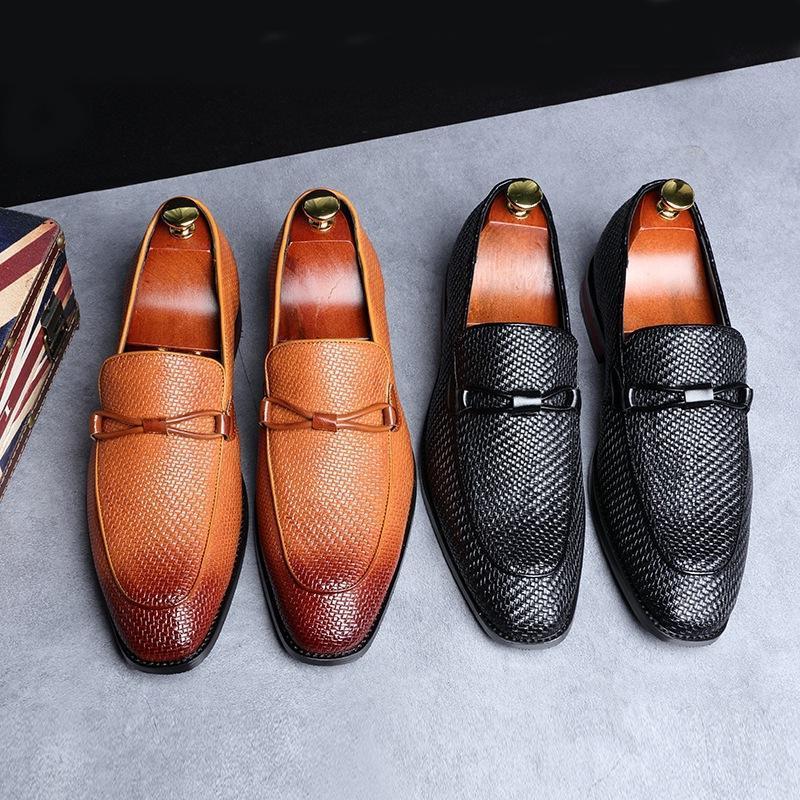 Big Yards Business Leisure Men Leather Shoes
