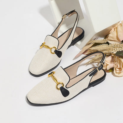 Closed Toe Half Slippers Women&