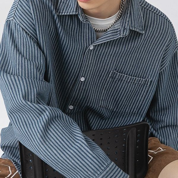 Denim Shirt Men&