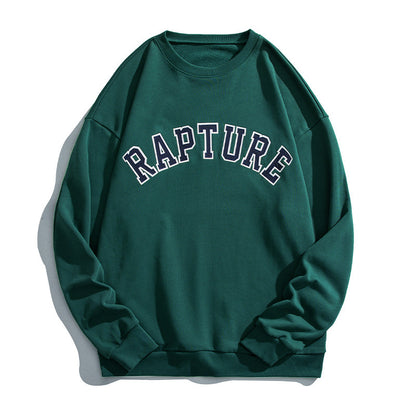Letter Embroidery Tide Brand Sweater Autumn New Loose Couple Jacket