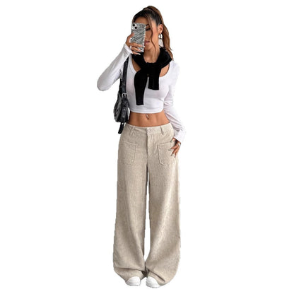Corduroy Pants Women&