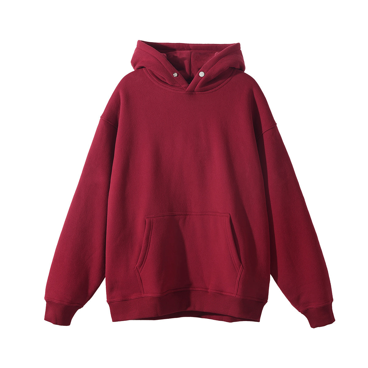 Padded Loose Button Hoodie Couples Jacket Men And Women